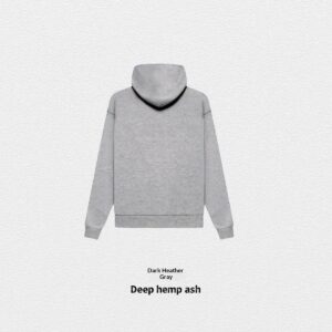 Autumn Winter Fleece-Lined Solid-Color Hoodie