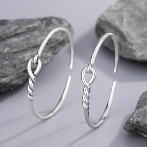 Knotted Bracelet Hollow-out Wrapped Design Simple And Stylish Versatile
