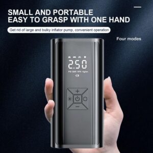 120W Handheld Air Compressor Wireless/Wired Inflatable Pump Portable Air Pump Tire Inflator Digital For Car Bicycle Balls