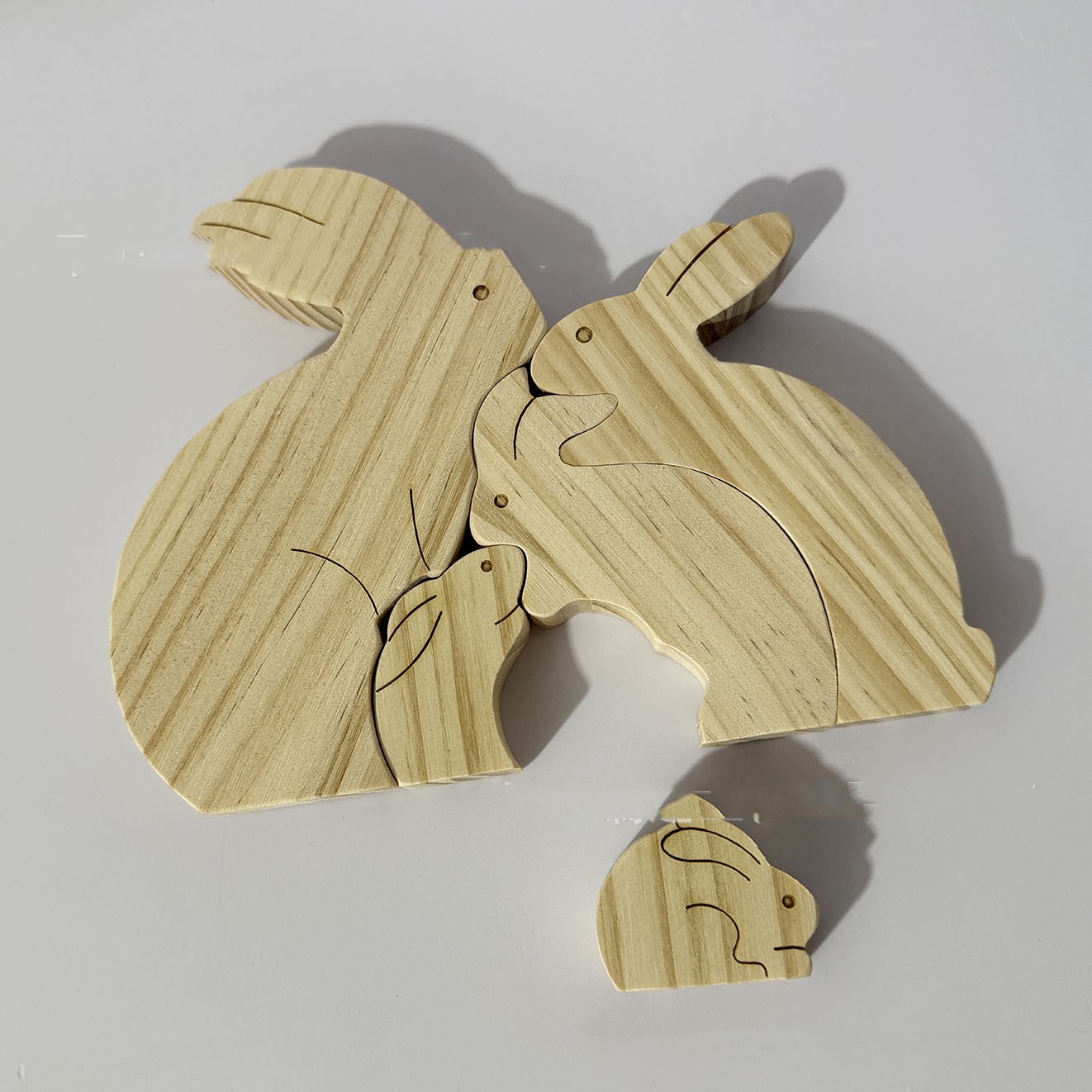 Family Puzzle Toy Home Bedroom Decoration