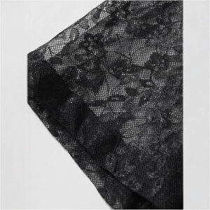 Men’s Lace-Patchwork Short-Sleeve Shirt