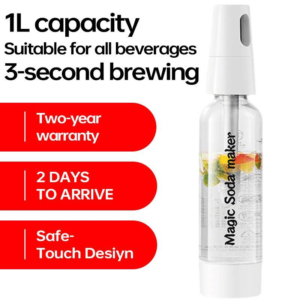 1L Large Capacity Soda Maker No Gas Canisters Were Provided