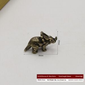 Qing Dynasty Solid Bronze Animal Figurine