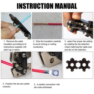 Nose Peephle Copper Terminal SC60PCS+ Pliers Set