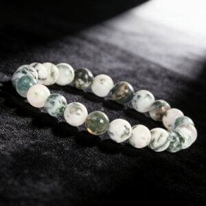 Multi-colored Natural Stone Bead Bracelet