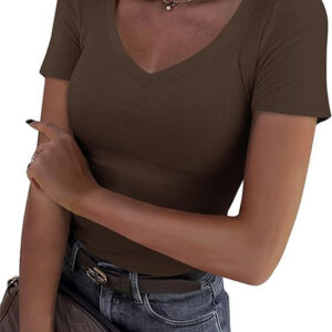 Threaded Pit Strip Slim Short Sleeve