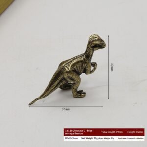 Qing Dynasty Solid Bronze Animal Figurine