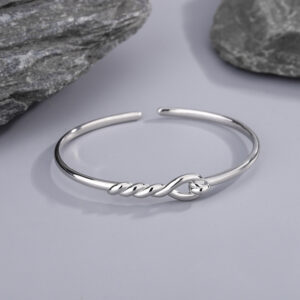 Knotted Bracelet Hollow-out Wrapped Design Simple And Stylish Versatile