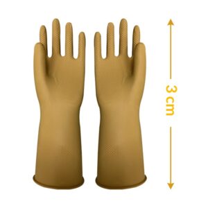 Household Kitchen Dishwashing Rubber Gloves Durable Beef-tendon Latex