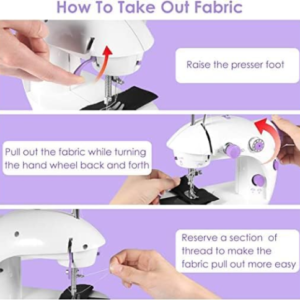 Electric Sewing Machine, Portable Multi-functional Household Desktop Mini Sewing Machine, UK