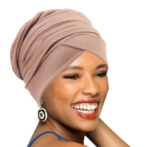 Elastic Cotton Long-tail Headwrap