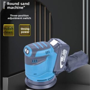 Makita Style 18V Cordless Lithium-Ion Orbital Sander Polisher For Woodworking Sanding And Polishing - Bare Tool Includes 1 Sandpaper Sheet