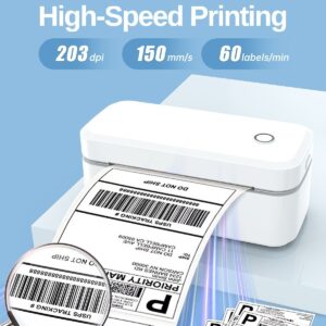 4-inch Portable Wireless Thermal Mini Label Printer For Express Delivery Waybills