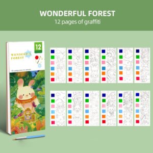 Cross-border Children's Gouache Coloring Book Stickers