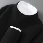 Men's Casual Loose-Fitting Cashmere Base-Layer Sweater