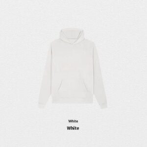 Autumn Winter Fleece-Lined Solid-Color Hoodie
