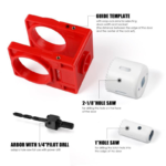 Door Lock Jig & Door Handle Jig Professional Door Lock Installation Kit For Internal Doors Compatible With Bathroom Door Lock, Lock For Bedroom Door & Smart Door Lock