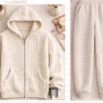 Loose-Fit Hooded Minimalist Sweater Mens Sophisticated Autumn Outfit Set