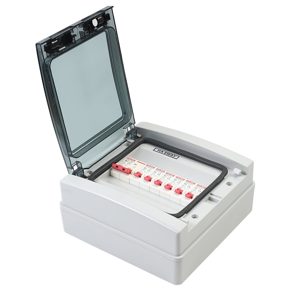 8 Way Weatherproof Garage Shed Consumer Fuse Box Mains 6 MCB Unit - Image 7