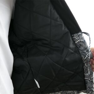 Japanese Men's Winter Kimono Cotton Jackets Warm Cotton Kimono Coat Indoor Outdoor Kimono Coat Traditional Japanese Kimono For Men Lightweight & Warm Kimono