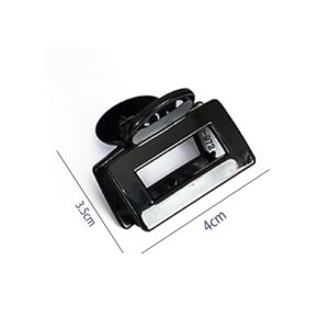 High-quality Basic Black Spray-painted Hair Clip