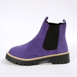Women’s Round-Toe Fashionable Casual All-Match Boots