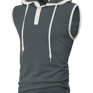 Men's Sleeveless Hooded Sports Vest
