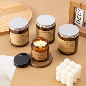 Glass-cup Scented Candle Gift Set With A Premium Feel