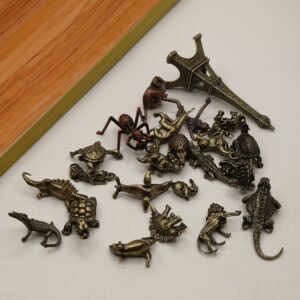 Qing Dynasty Solid Bronze Animal Figurine