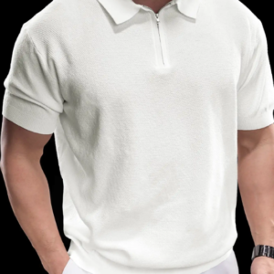 FlexKnit Active Knitted Zip Polo
