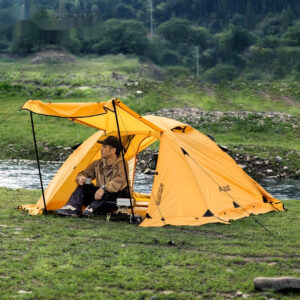 Portable Four-Season Tent, Winter-Proof, Rain-Resistant, For High Mountains