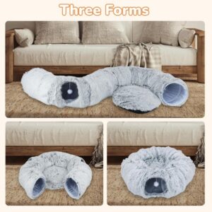 Cat Tunnel Bed Cat Nest Interactive Toy For Small Medium Large Cats Exercise