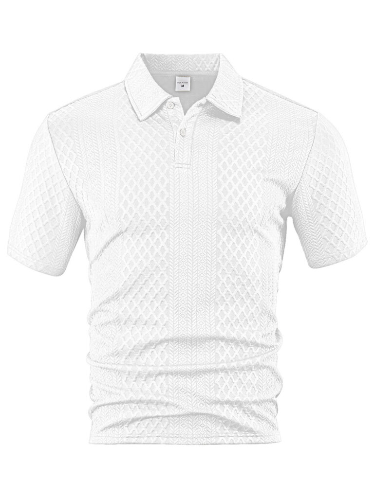 Men's Summer Thin Loose Breathable Casual Solid Color