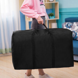 Home Extra Large Storage Bag Waterproof For Outdoor Camping Tent Cushion Black