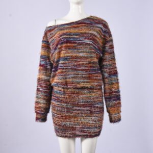 Long-Sleeve Dress In European And American Style