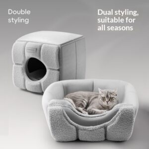 Simple And Practical For Home Use Winter Warm Enclosed Cat Bed