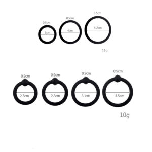 7-Piece Premium Silicone Cock Rings Set For Men - High Tension Adjustable Penis Rings With Storage Case, Stretchy Enhancer For Intimacy & Performance