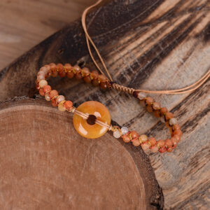 Retro Natural Stone Bohemian Braided Bracelet