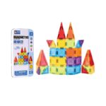 Childrens Colorful Magnetic Tiles With Strong Magnets For Educational Building