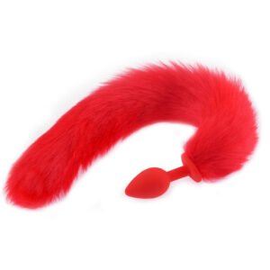 Toys Artificial Silicone Plug Small Size Back Court G-spot Butt Plug Fox Tail Training