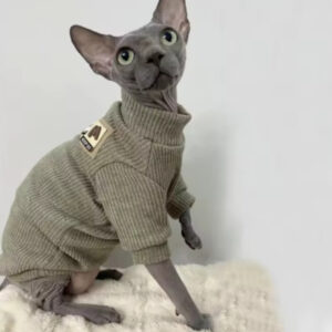 AutumnWinter Hairless Cat Clothes Devon Sphinx Cat Thickened