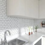 10pcs, Marble Peel And Stick Backsplash Tiles For Kitchen Walls Bathroom Countertops, 12 Inch*12 Inch, Adhesive Glazed Ceramic Surface,rproof, Heat Resistant, Contemporary