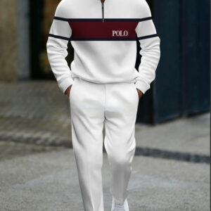 Casual Fashion Men's Long-Sleeve Pants Set