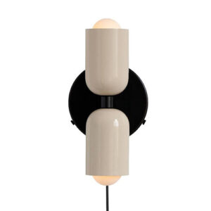 Creamy-style Double-head Bedroom Bedside Lamp