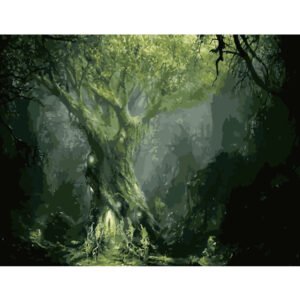 Digital Coloring Oil Painting Hand-Painted Color Painting