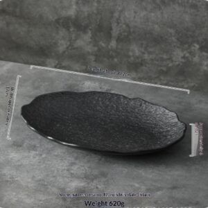 Ceramic Oval Fish Plate, A High-end Household Steaming Fish Plate