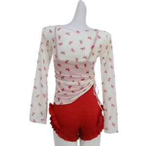 Women's One-Piece Long-Sleeve Two-Piece Swimsuit