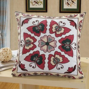Cotton Fabric Embroidered Large Bed Headrest Pillow
