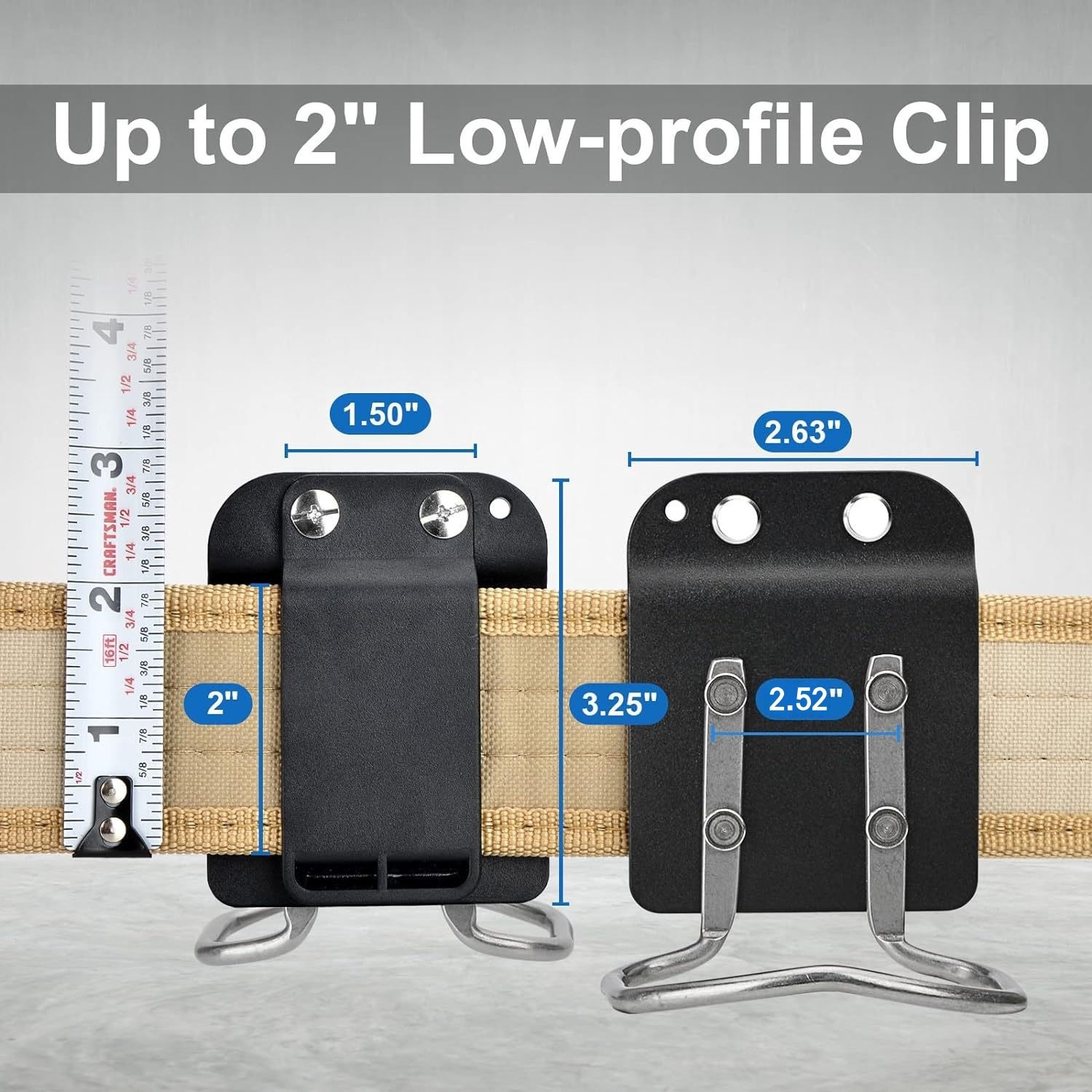 Clip-on Tool Belt Hanger Base Suitable For Cordless Drills