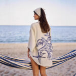 Fashion Linen Leisure All-matching Shirt Cardigan Shorts